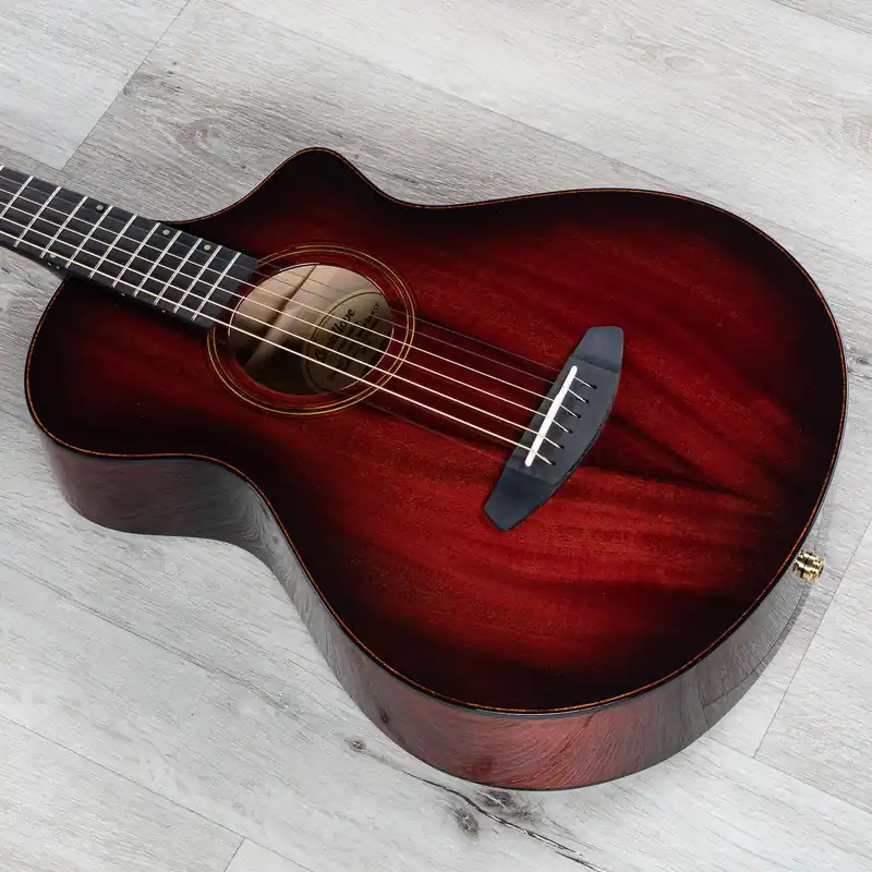 Direct From Factory Breedlove Oregon Concertina Acoustic Electric Guitar, All Myrtlewood, Sunset Burst