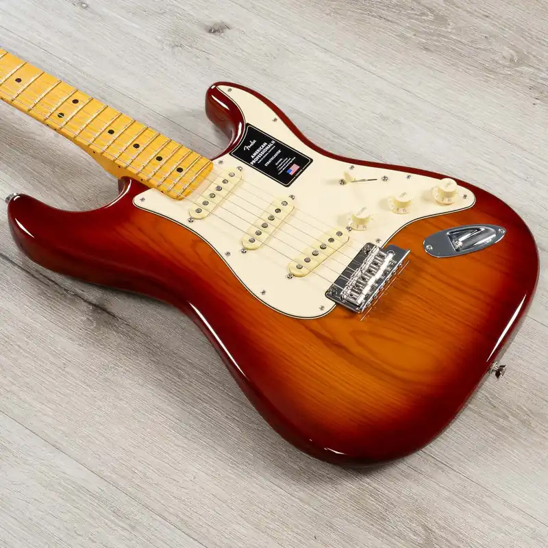 Wholesale Fender American Professional II Stratocaster Guitar, Maple Fingerboard, Sienna Sunburst