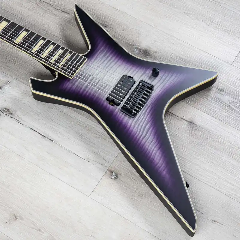 Balaguer The Tartarus DS8 Devin Shidaker 8-String Guitar, Ebony Fretboard, Nightmareburst Top Pick