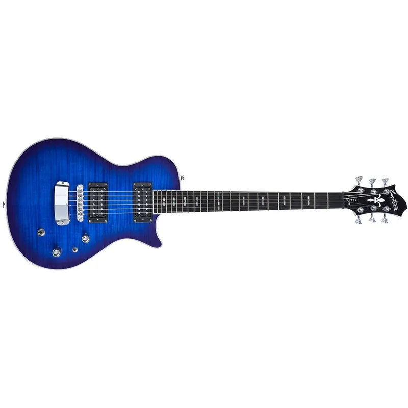 Hagstrom Ultra Swede Guitar, Resinator Fretboard, Maple Top, Worn Denim Bargain
