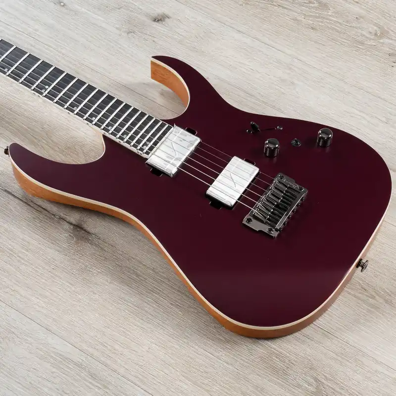 Ibanez RG5121 RG Prestige Guitar, Bound Macassar Ebony Fretboard, Burgundy Metallic Flat Worldwide Shipping