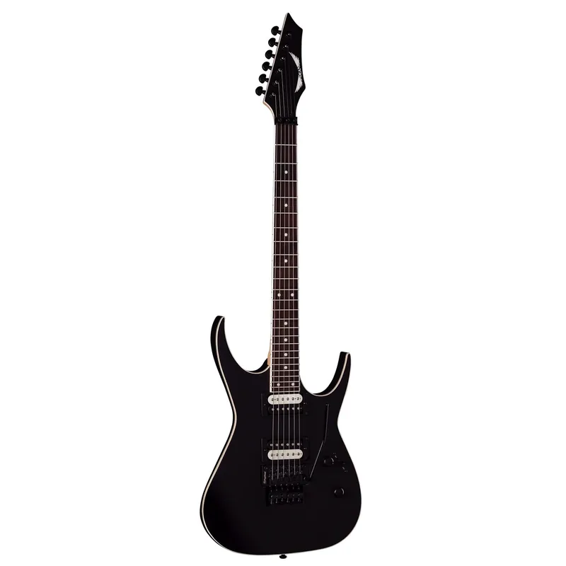 Warranty Included Dean EXILEX F BKS Exile X Floyd Guitar, Indian Rosewood Fretboard, Black Satin