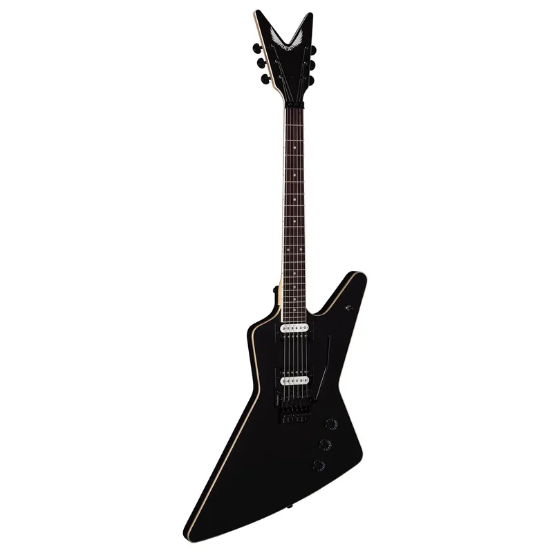 Next Day Delivery Dean ZX F BKS ZX Floyd Guitar, Indian Rosewood Fretboard, Black Satin