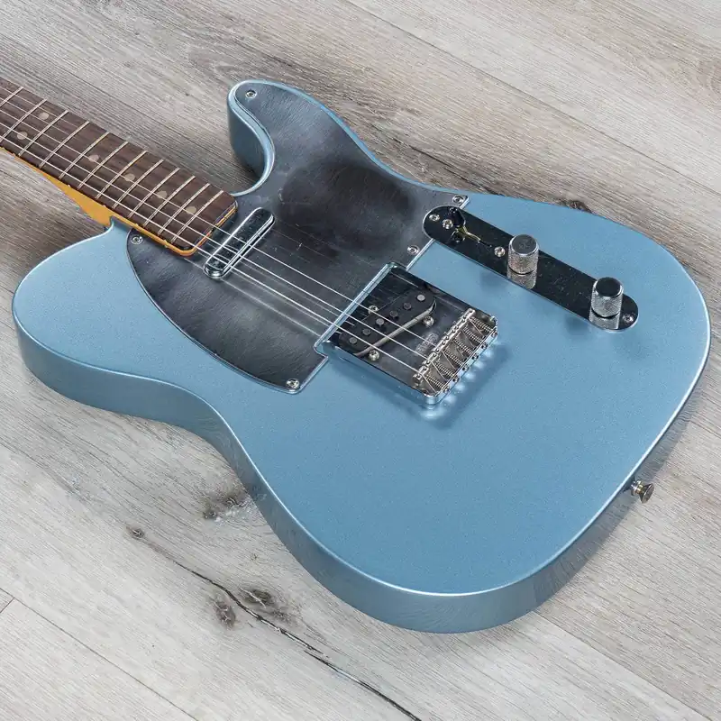 Fender Chrissie Hynde Telecaster Guitar, Rosewood Fretboard, Ice Blue Metallic Secure Checkout