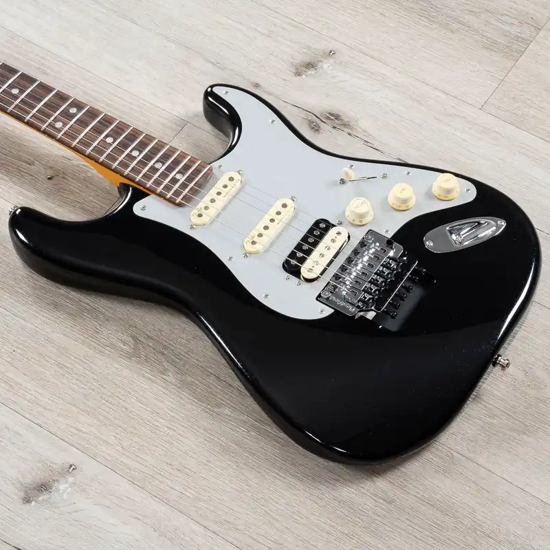 Fender Ultra Luxe Stratocaster Floyd Rose HSS Guitar, Rosewood Fretboard, Mystic Black Get Yours