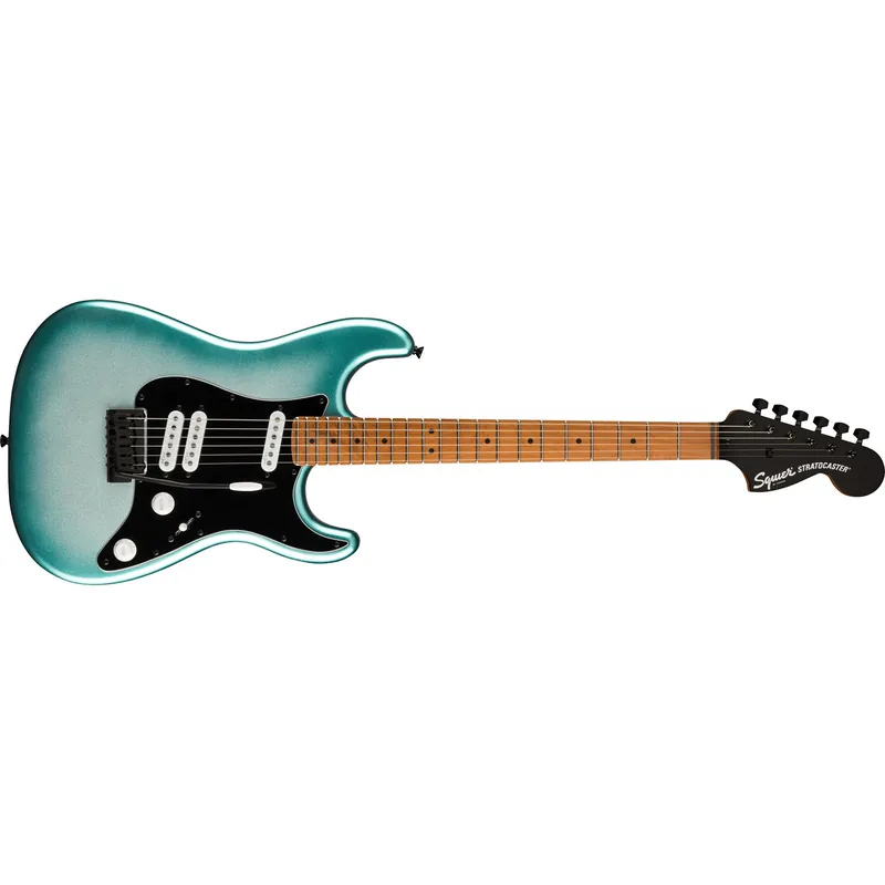 Deal Fender Contemporary Stratocaster Special Guitar, Roasted Maple Fretboard, Black Pickguard, Sky Burst Metallic