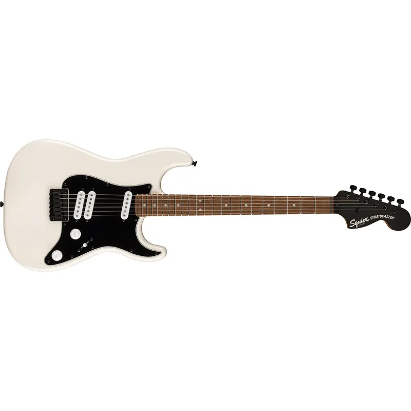 Same Day Shipping Fender Contemporary Stratocaster Special HT Guitar, Laurel Fretboard, Black Pickguard, Pearl White
