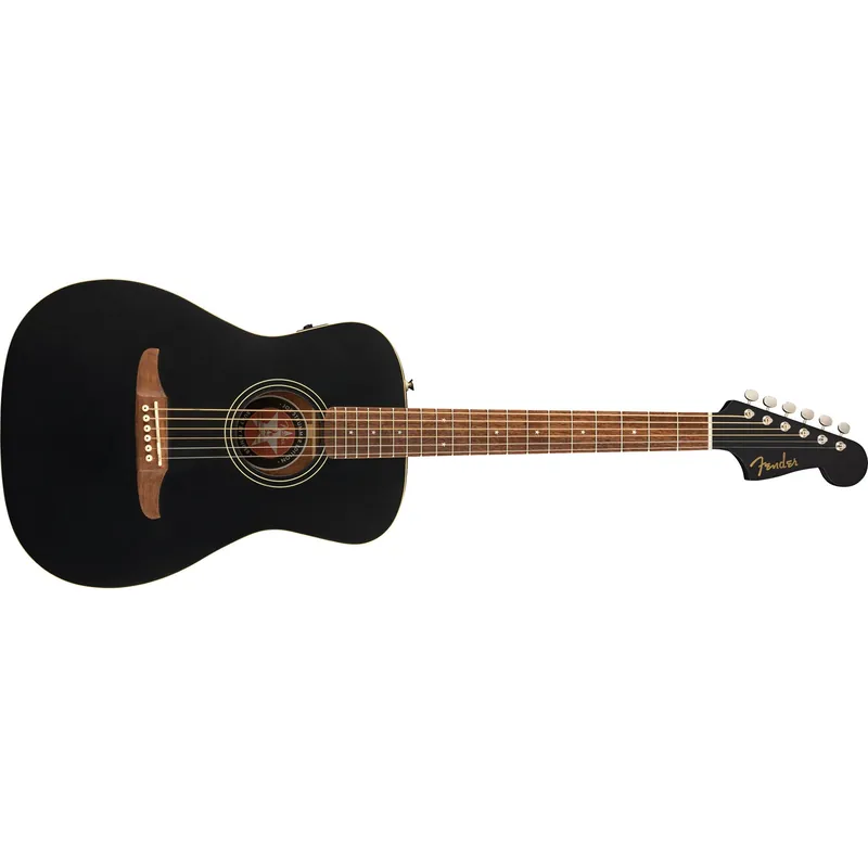 Fender Joe Strummer Campfire Acoustic Electric Guitar, Walnut Fretboard, Matte Black Seasonal Sale