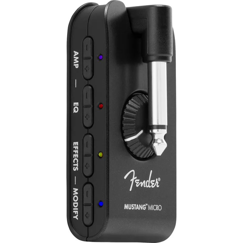 Crafted Fender Mustang Micro Guitar Headphone Amp w/ Effects and Bluetooth Input