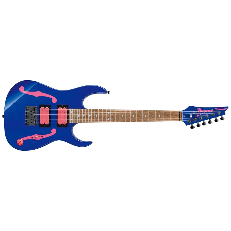 Fresh Stock Ibanez PGMM11 Paul Gilbert Signature Guitar, Jatoba Fretboard, Jewel Blue