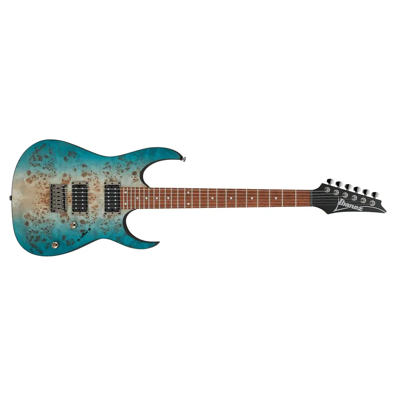 Ibanez RG421PB RG Series Guitar, Jatoba Fretboard, Caribbean Shoreline Flat Affordable