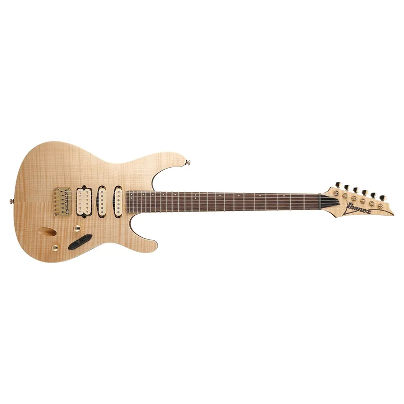 Top Pick Ibanez SEW761FM S Series Guitar, Rosewood Fretboard, Natural Flat