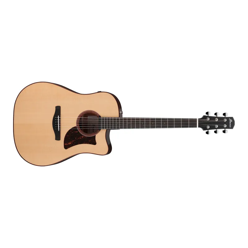 Ibanez AAD300CE Advanced Acoustic Series Guitar, Solid Sitka Spruce Top, Natural Low Gloss Shop Now