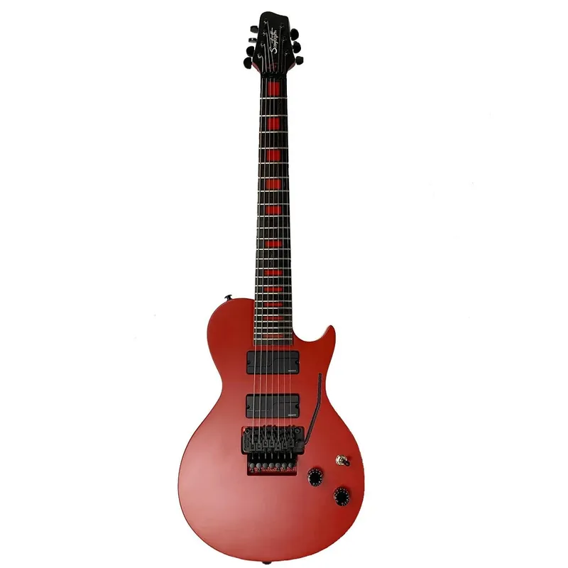 Sawtooth Americana Heritage HM724 7-String Guitar, Fishman Fluence Pickups, Satin Red Top Pick