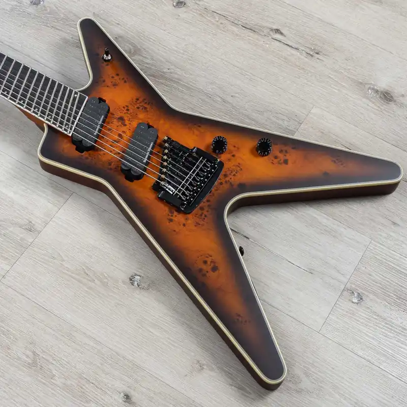 Save Now Dean ML SEL 8 MS K SNBB ML Select 8-String Multiscale Kahler Guitar, Satin Natural Black Burst