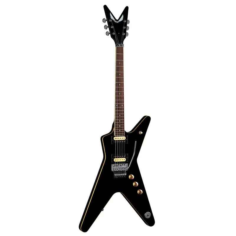 Dean ML 79 F CBK ML 79 Floyd Classic Guitar, Indian Rosewood Fretboard, Black Viral