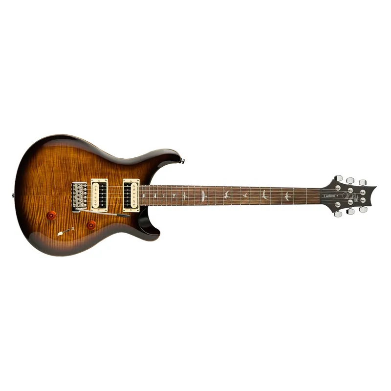 One Day Deal PRS Paul Reed Smith SE Custom 24 Guitar, Rosewood Fretboard, Black Gold Sunburst