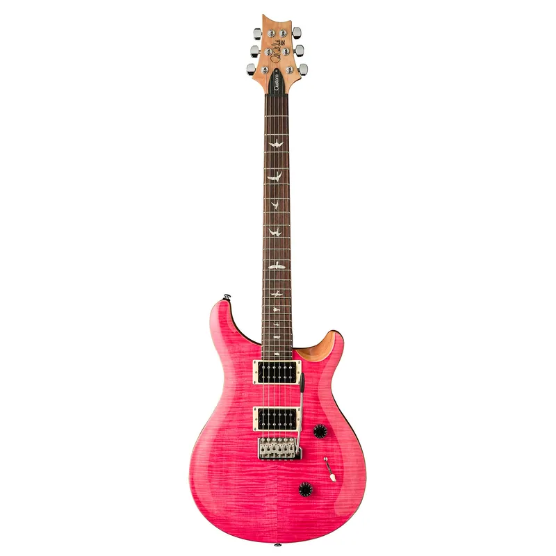 Top Rated PRS Paul Reed Smith SE Custom 24 Guitar, Rosewood Fretboard, Bonnie Pink