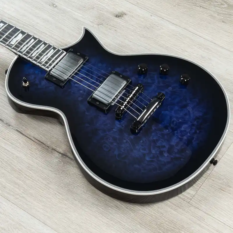 Same Day Shipping ESP E-II Eclipse DB Guitar w/ Case, EMG Pickups, Ebony Fretboard, Reindeer Blue