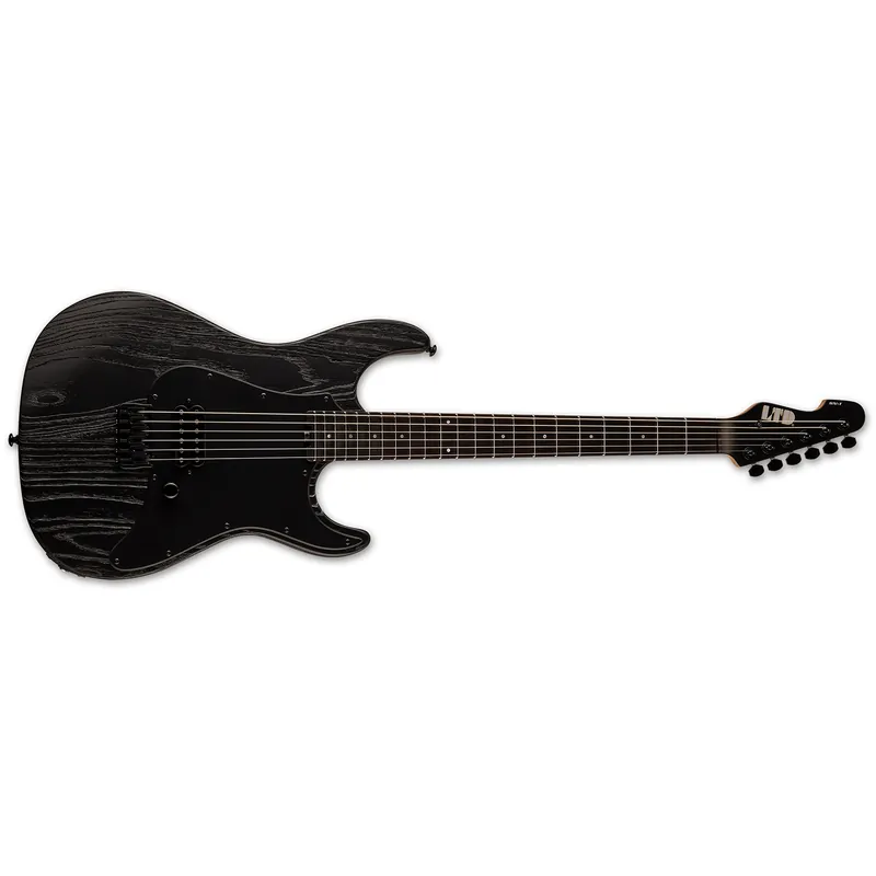 Order Now ESP LTD SN-1 HT Guitar, Macassar Ebony Fretboard, Fishman Fluence, Black Blast