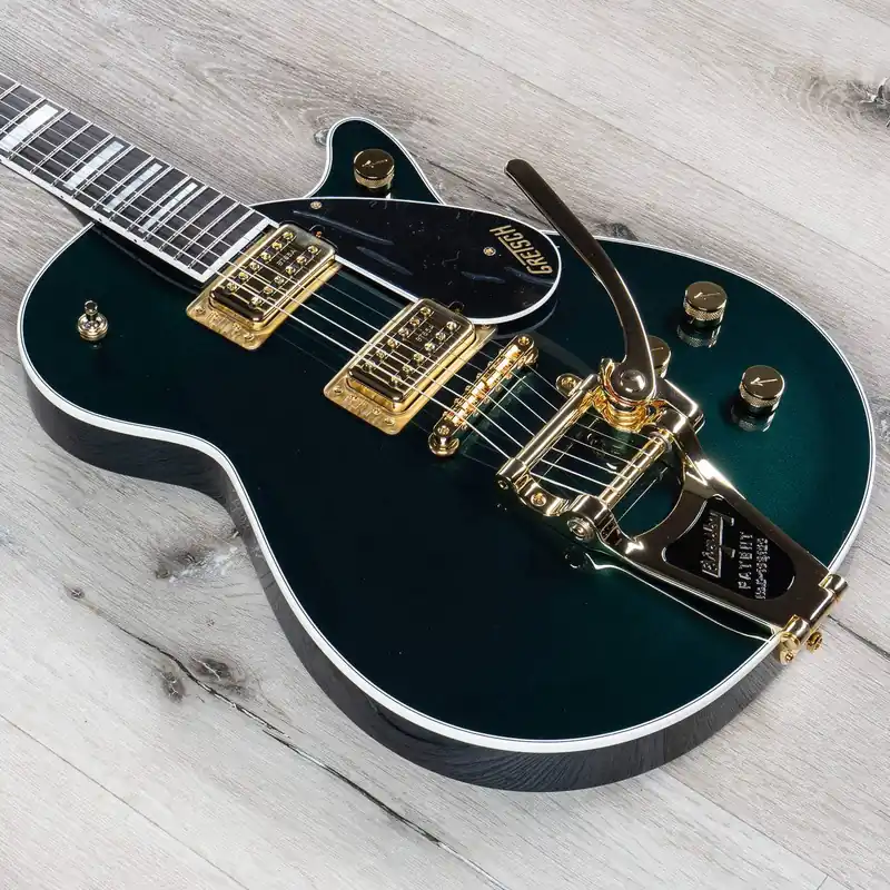 While Supplies Last Gretsch G6228TG Players Edition Jet BT Guitar with Bigsby and Gold Hardware, Ebony Fretboard, Cadillac Green