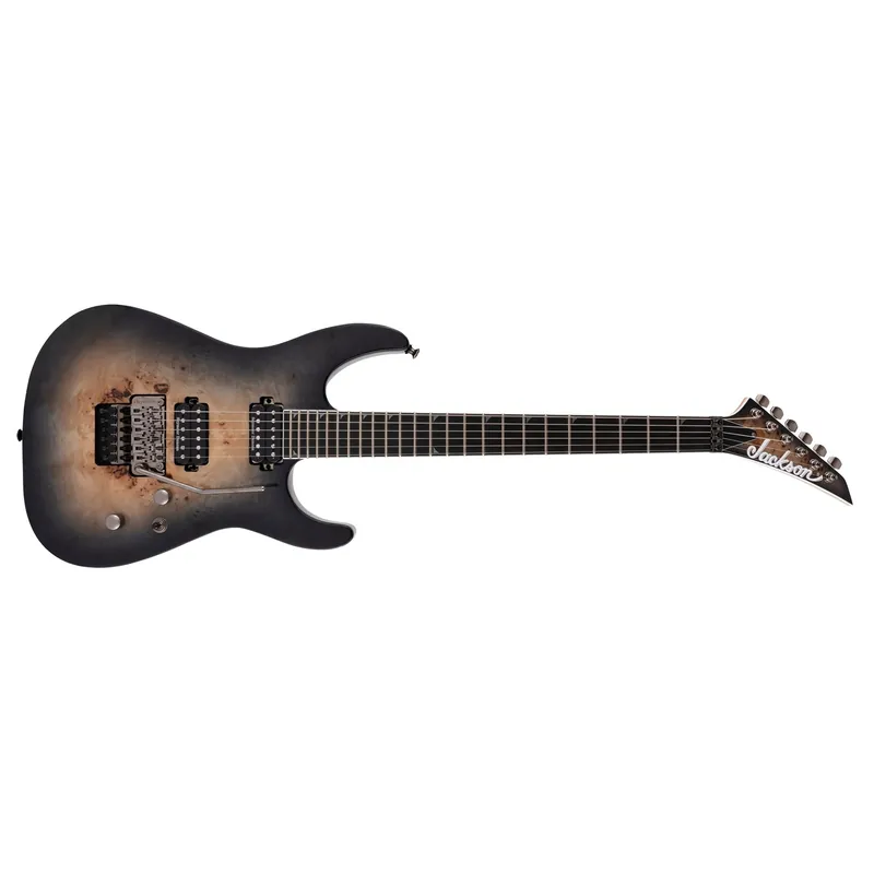 Jackson Pro Series Soloist SL2P MAH Guitar, Ebony Fretboard, Transparent Black Burst Holiday Sale