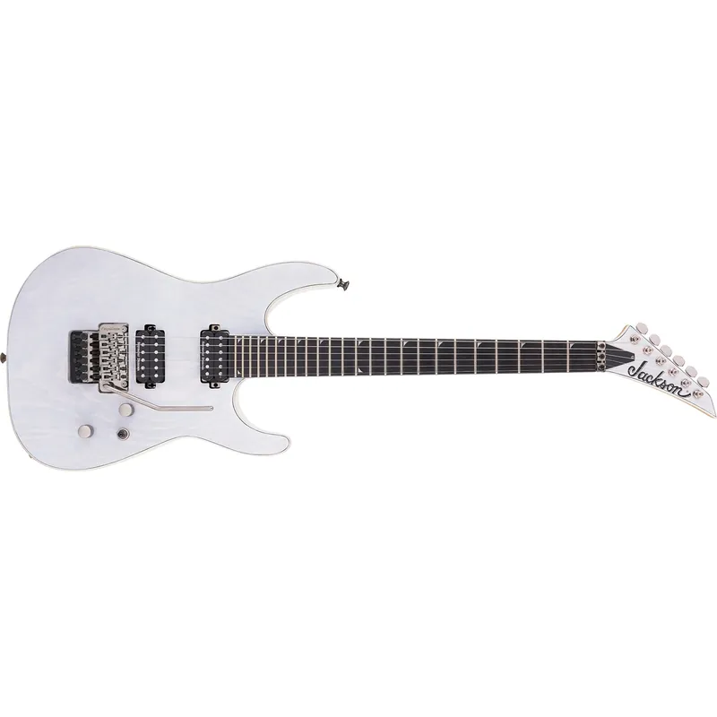 Jackson Pro Series Soloist SL2A MAH Guitar, Ebony Fretboard, Unicorn White Fan Favorite