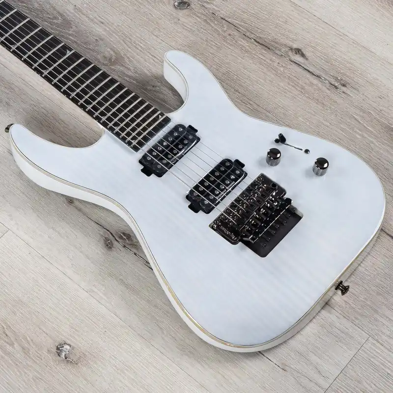 Jackson Pro Series Soloist SL7A MAH Guitar, Ebony Fretboard, Unicorn White Price Drop