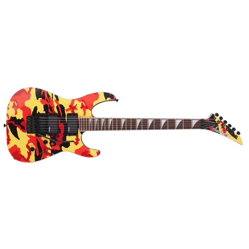 Reduced Price Jackson X Series Soloist SLX DX Camo Guitar, Laurel Fretboard, Multi-Color Camo
