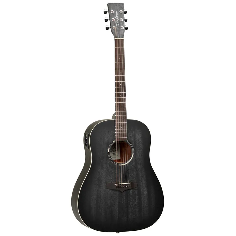 Tanglewood TWBB SD E Acoustic Electric Guitar, Mahogany Top, Smokestack Black Satin Low Price