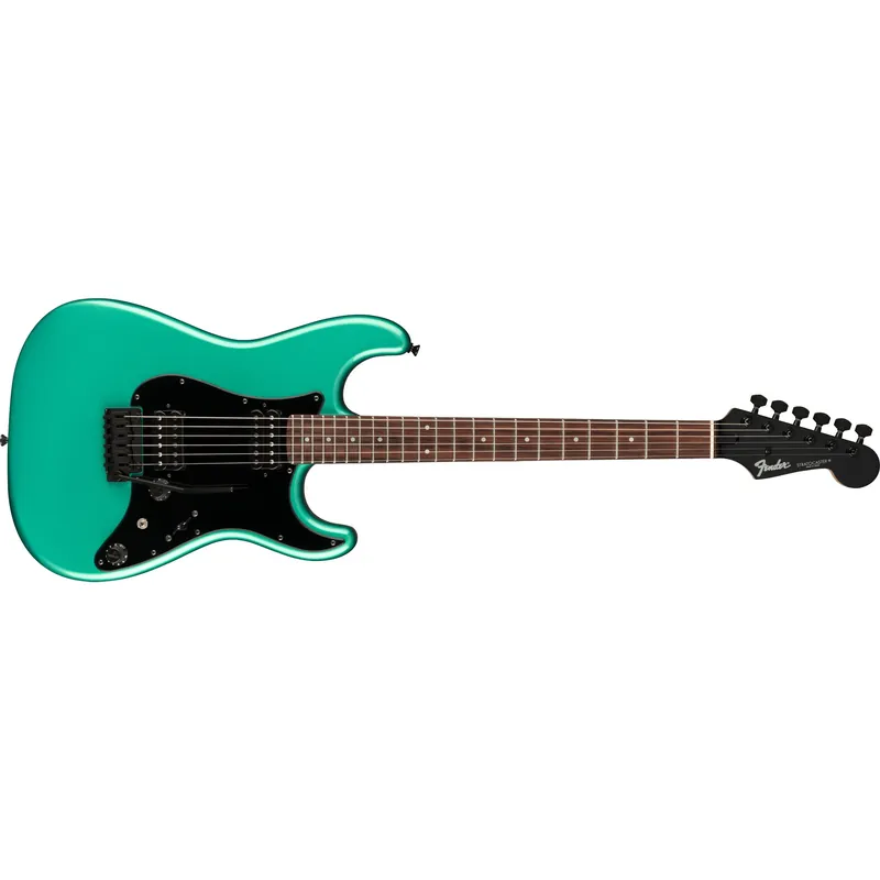 Certified Fender Boxer Series Stratocaster HH Guitar, Rosewood Fingerboard, Sherwood Green Metallic