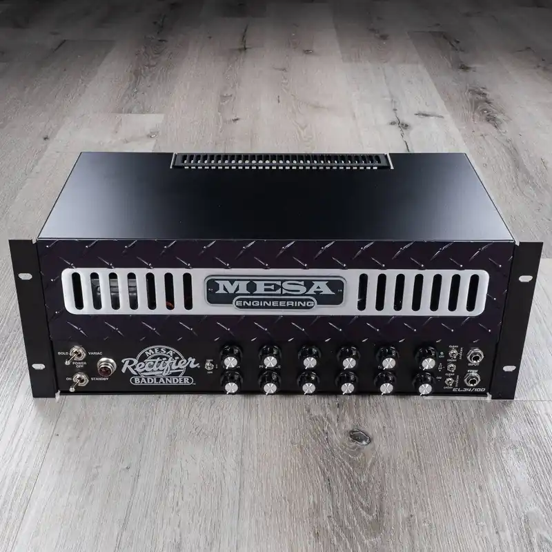 Direct From Manufacturer Mesa Boogie Badlander 100 All-Tube Guitar Amplifier Rackmount Head, 100-Watts