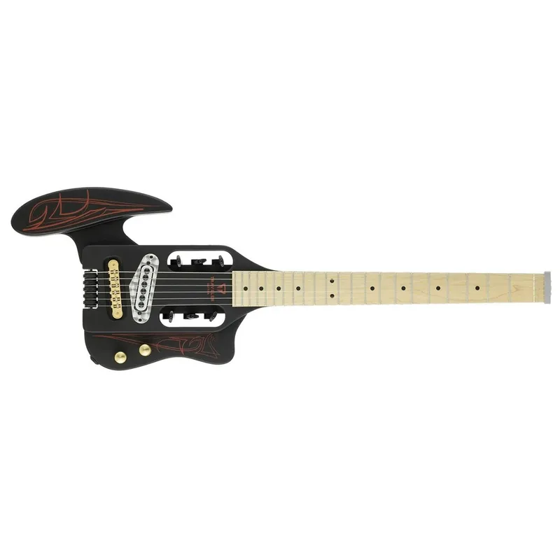Traveler Speedster Standard Compact Electric Guitar w/ Gig Bag, Rat Black Special Discount