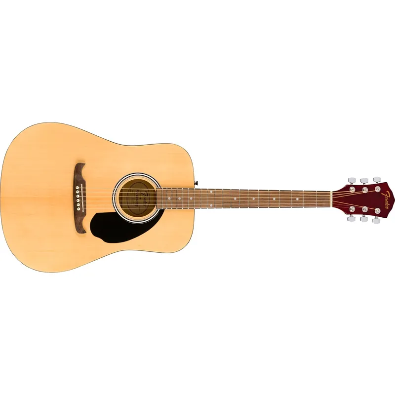 New Release Fender FA-125 Dreadnought Acoustic Guitar w/ Bag, Walnut Fingerboard, Natural