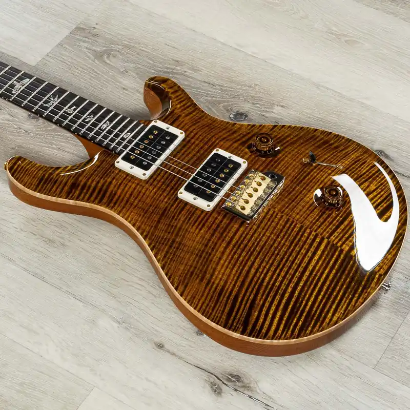 PRS Paul Reed Smith Custom 24 10-Top Guitar, Rosewood Fretboard, Yellow Tiger Buy Online