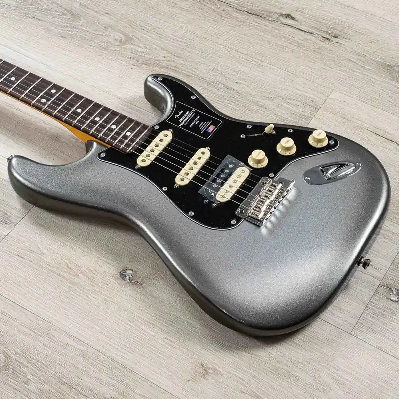 Fender American Professional II Stratocaster HSS Guitar, Rosewood Fingerboard, Mercury Brand New