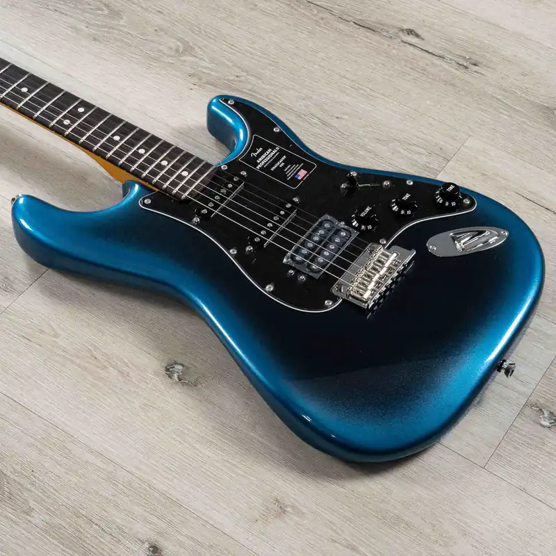 Buy Direct Fender American Professional II Stratocaster HSS Guitar, Rosewood Fingerboard, Dark Night