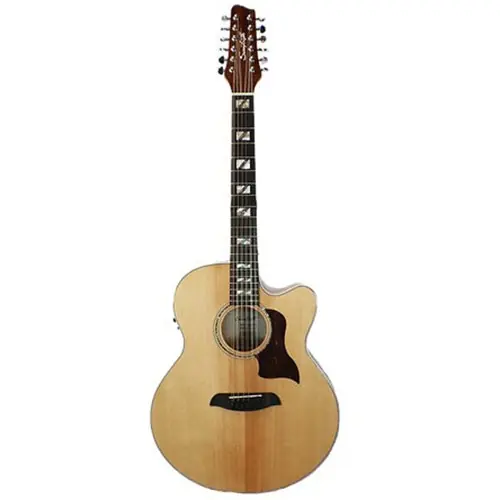 Order Now Sawtooth ST-MPL-AEJC-12 Jumbo Acoustic Electric 12-String Guitar, Solid Spruce Top