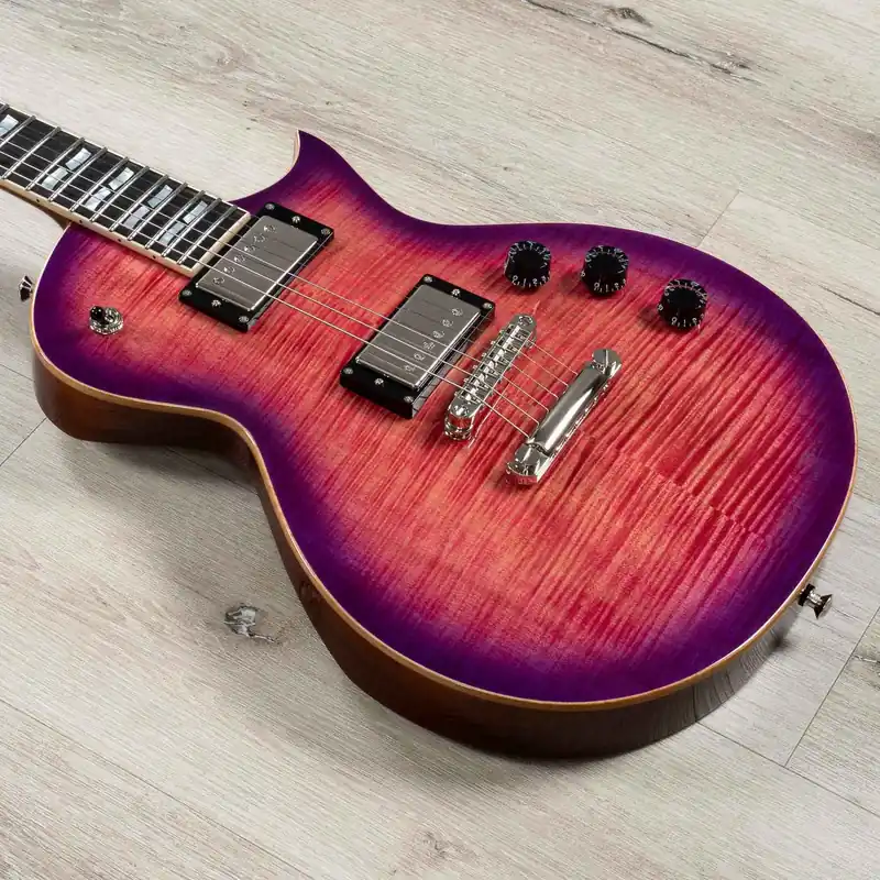 Certified ESP USA Eclipse Guitar, Ebony Fretboard, Seymour Duncan Pickups, Cranberry Burst