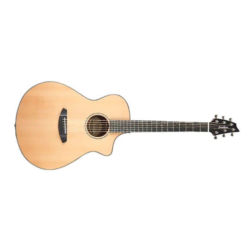 Breedlove Solo Concert CE Acoustic Electric Guitar, Red Cedar Top, Ovangkol Free Returns