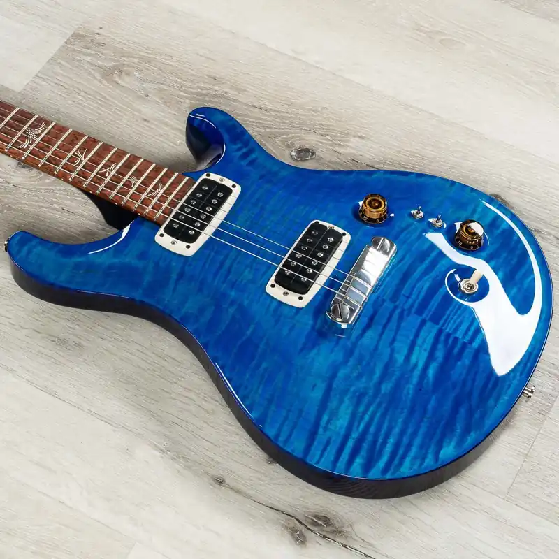 Money Back Guarantee PRS Paul Reed Smith Paul's Guitar, Honduran Rosewood Fretboard, Faded Blue Jean Wrap