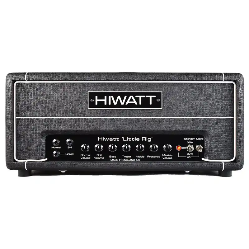 Hiwatt DR20/0.5 Little Rig Switchable 20W/0.5W Guitar Amp Head, EL84's Crafted