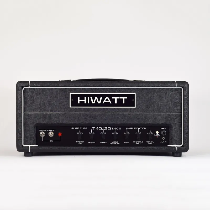 New Arrival Hiwatt T40/20 Switchable 40W/20W Guitar Amp Head w/ True-Spring Reverb