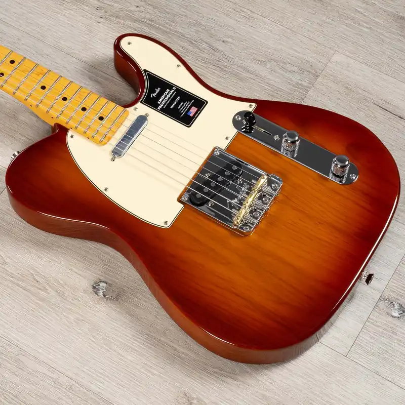 Fender American Professional II Telecaster Guitar, Maple Fingerboard, Sienna Sunburst Get Yours