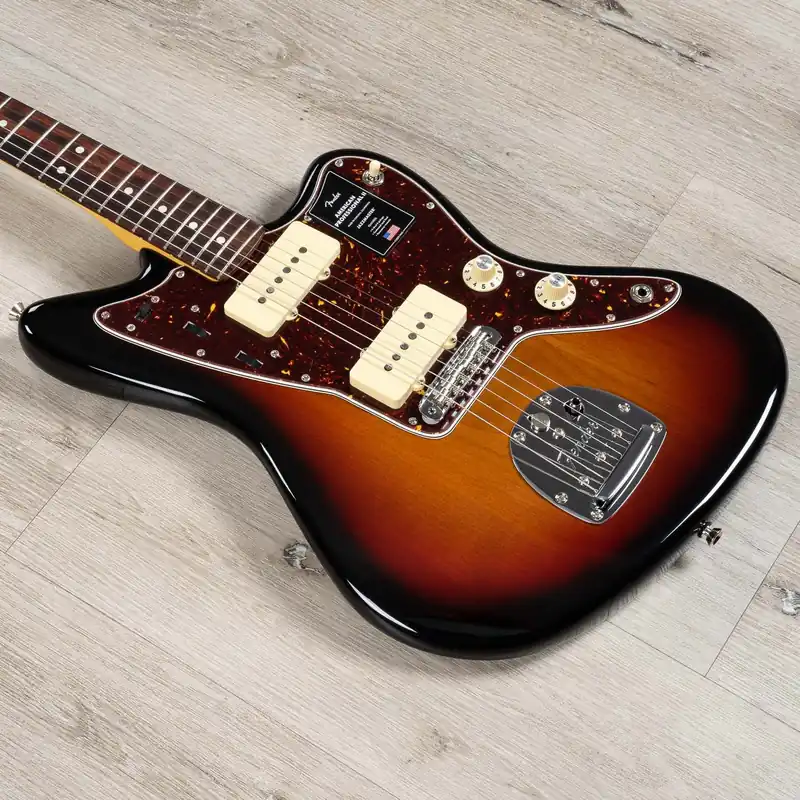 Fender American Professional II Jazzmaster Guitar, Rosewood Fingerboard, 3-Color Sunburst Special Discount