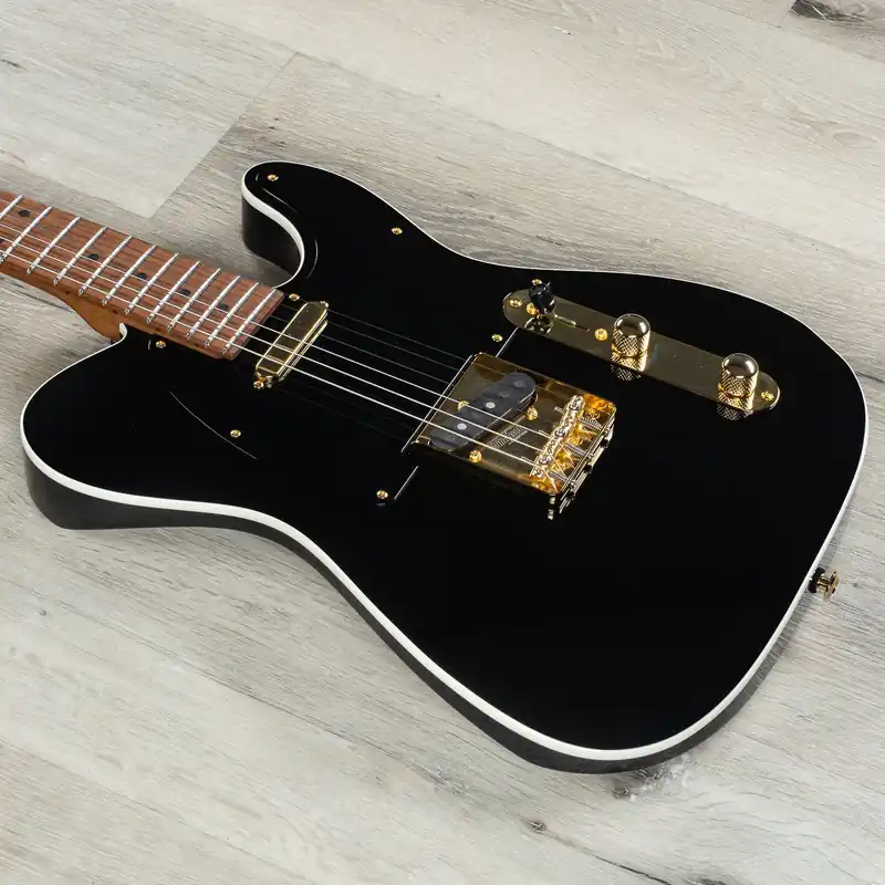 Suhr Mateus Asato Signature Guitar, Roasted Maple Fretboard, Black Deal