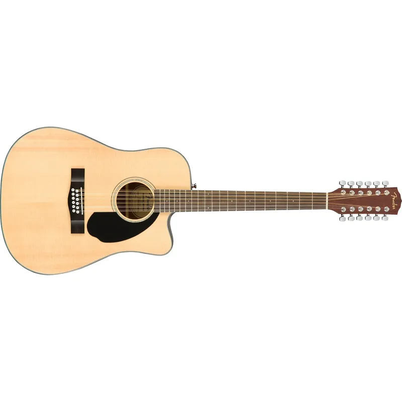 Fender CD-60SCE Dreadnought 12-String Acoustic Electric Guitar, Walnut Fingerboard, Natural Last Chance
