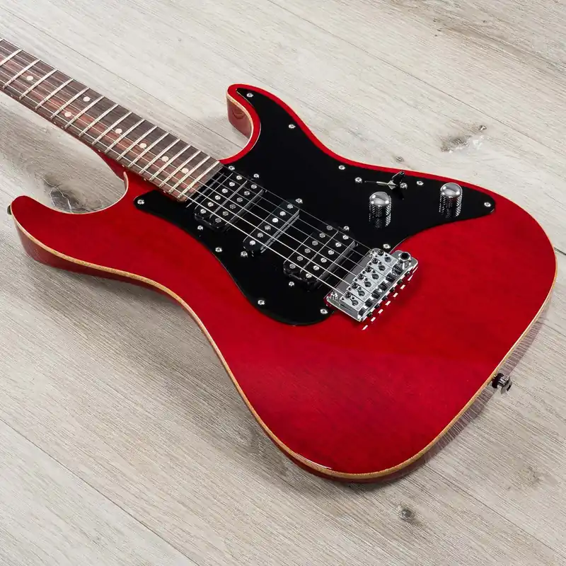 Suhr John Suhr Signature Standard Guitar, Pau Ferro Fretboard, Trans Red Instant Buy