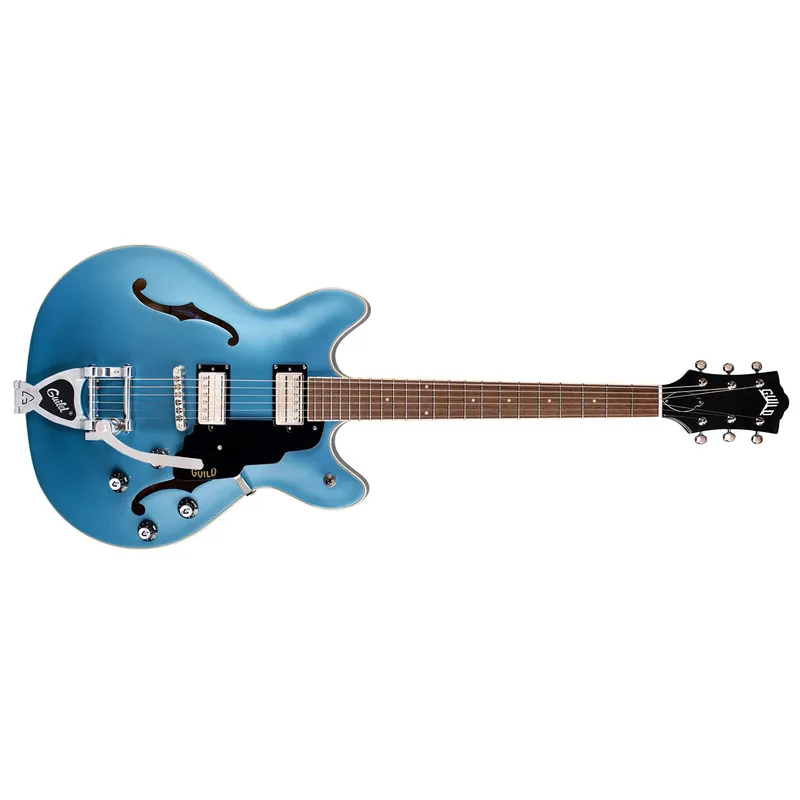 Guild Starfire I DC Guitar, Indian Rosewood Fretboard, Pelham Blue Price Cut