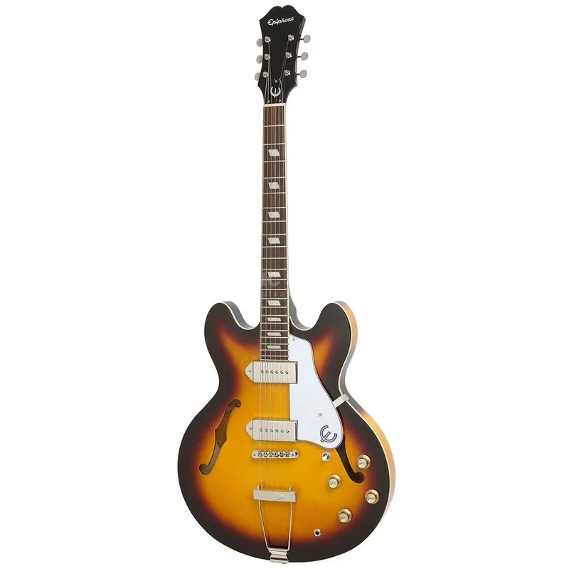 Epiphone ETCAVSCH1 Casino Archtop Guitar, Pau Ferro Fretboard, Vintage Sunburst Exclusive